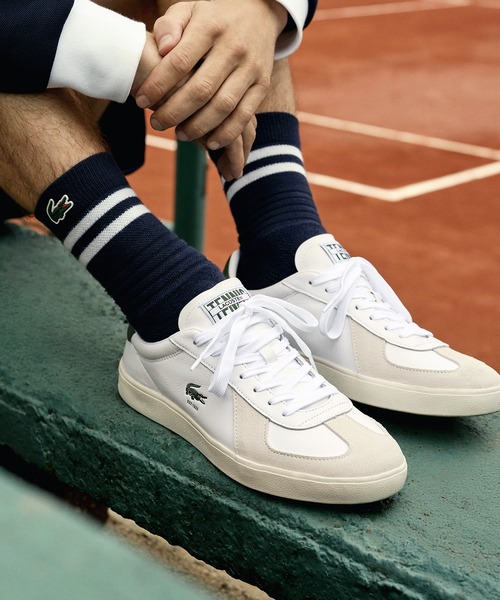 LACOSTEスニーカー LACOSTE スニーカー メンズ BASESHOT PRO 125 3 SMA : ZOZOTOWN