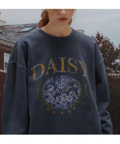 トレーナー スウェット A'GEM/9 × .kom 「CPGN STUDIO/コンパーニョ」 Daisy Pigment Sweatshirt/デイ KOM トレーナー スウェット A'GEM/9 × .kom 「CPGN STUDIO