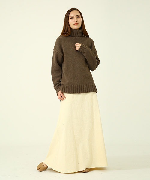 SLOANE（スローン） タートルネックニット 1 ブラウン レディース