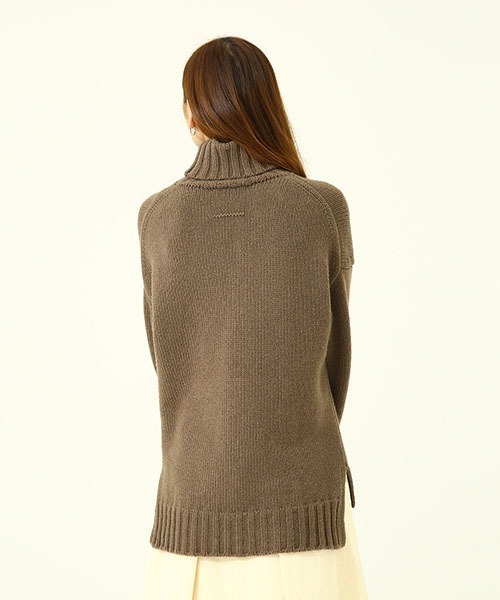 SLOANE（スローン） タートルネックニット 1 ブラウン レディース