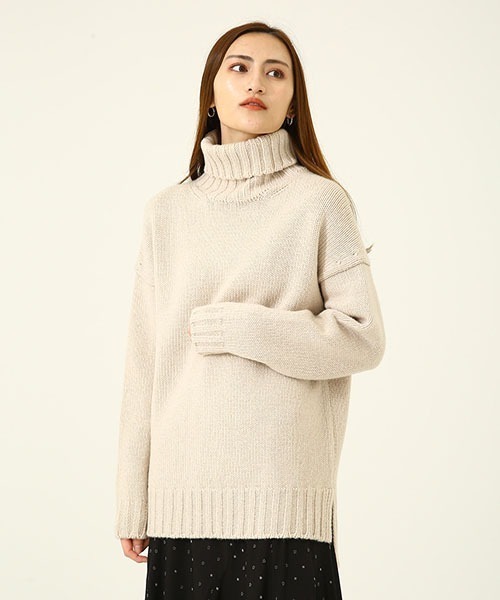 SLOANE（スローン） タートルネックニット 1 ブラウン レディース