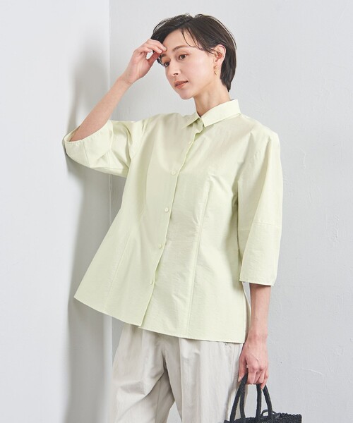 UNITED ARROWS ブラウス シャツ バックスリットリボン