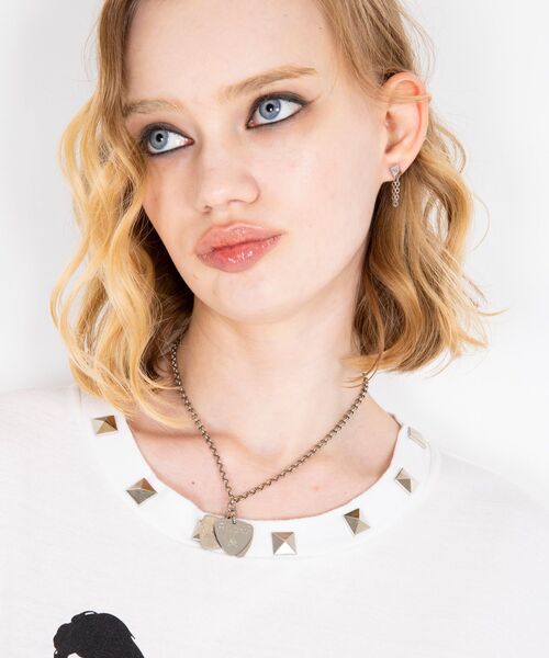 HYSTERIC GLAMOUR ネックレス WOMAN ON SKULL PICK レディース