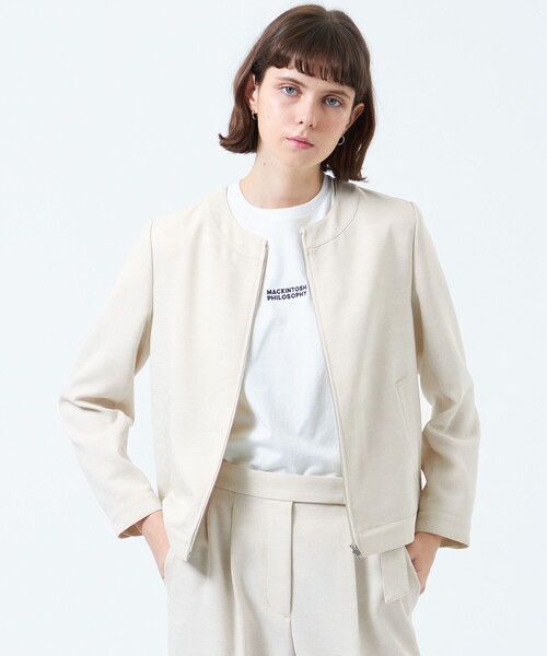 【新品 タグ付き】マッキントッシュフィロソフィー ノーカラーショートジャケ ット 2301-H5E9124040.jpg?v=1695616690