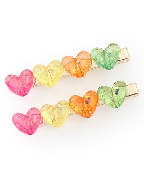 by LOVEiT マルチハートクリップ（2個セット） : ZOZOTOWN Yahoo!店