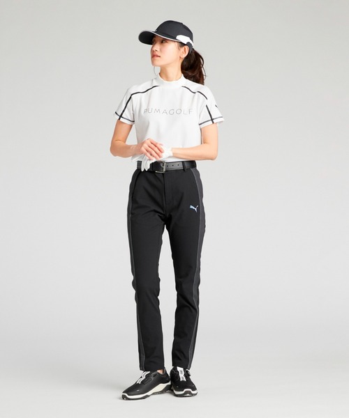tシャツ PUMA プーマ ウィメンズ ゴルフ SB フロント グラフィック モックネック シャツ レディース