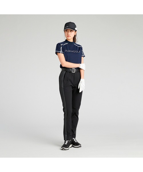 tシャツ PUMA プーマ ウィメンズ ゴルフ SB フロント グラフィック モックネック シャツ レディース PUMA tシャツ プーマ ウィメンズ ゴルフ SB フロント