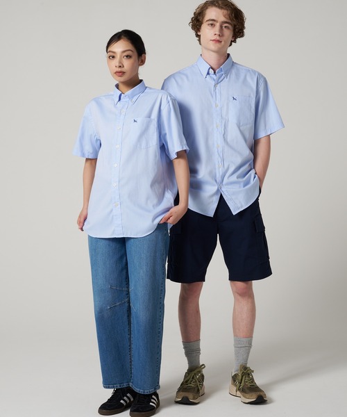 Eddie Bauer（エディーバウアー） シャツ 半袖 オックスフォード