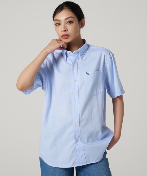 Eddie Bauer（エディーバウアー） シャツ 半袖 オックスフォード