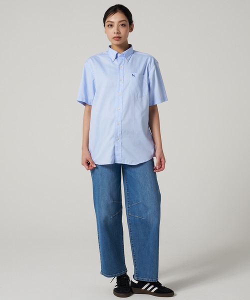 Eddie Bauer（エディーバウアー） シャツ 半袖 オックスフォード