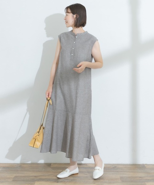 「F by ROSSO」 ノースリーブワンピース 36 ブラック レディース_画像9