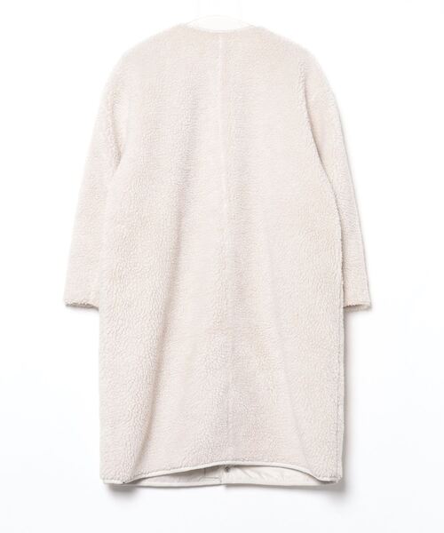 UNITED ARROWS（ユナイテッドアローズ） ノーカラーコート 36 ホワイト