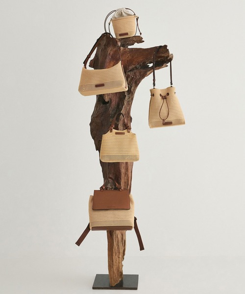 J.CHIC デイリーのバケット＊ショルダー＊ニット＊エコバッグ ニットショルダーバッグ | ファッション通販サイト NUGU