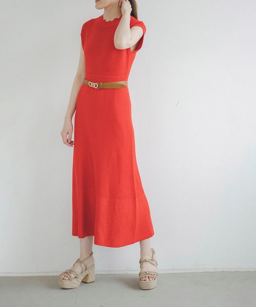 「FREE'S MART」 ニットワンピース FREE グリーン レディース_画像2