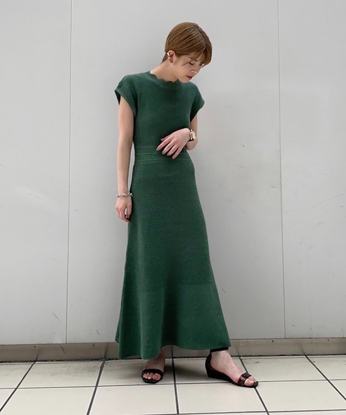 「FREE'S MART」 ニットワンピース FREE グリーン レディース_画像9