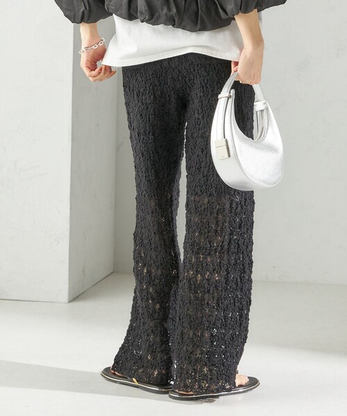 SHIPS（シップス） パンツ 「手洗い可能」ラッセル レース イージー