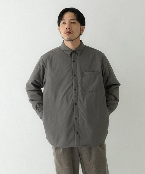 「EKAL」 中綿ブルゾン LARGE グレー系その他 メンズ_画像3