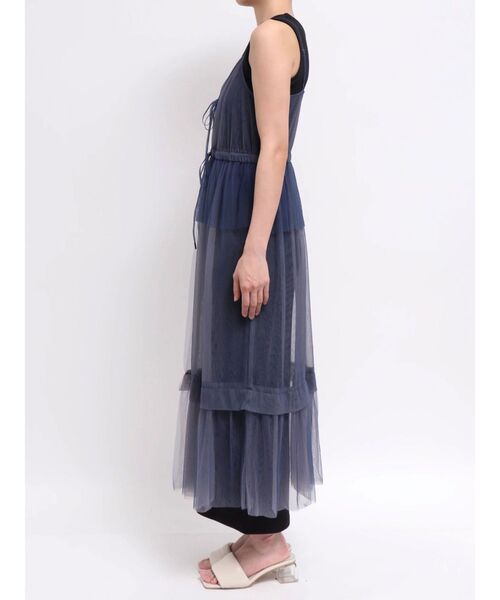 LAGUNAMOON（ラグナムーン） ワンピース レイヤードチュールキャミ