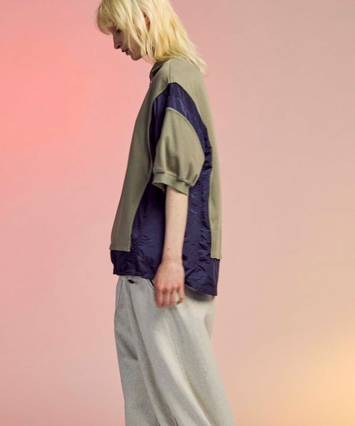 MAISON SPECIAL ポロシャツ 「UNISEX」Prime-Over Layering Crew