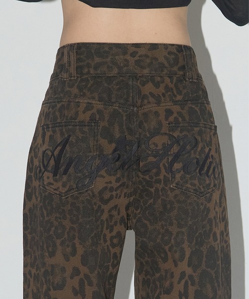 FANCY CLUB パンツ CLUB/ファンシークラブ LEOPARD BOOTCUT