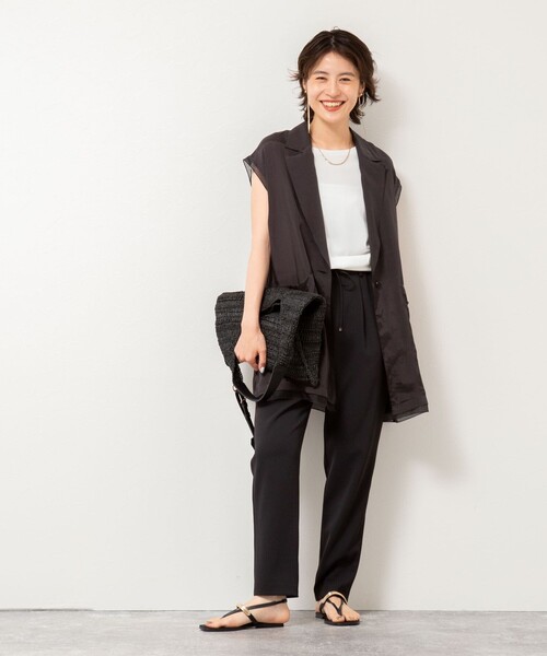 NOLLEY'S ニット セーター 「手洗い可能」18Gサラサラフレンチ