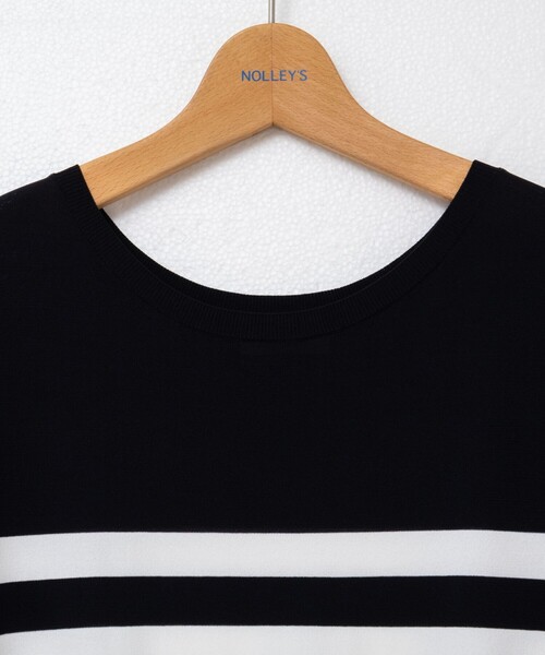 ニット セーター 「手洗い可能」18GサラサラフレンチニットT レディース NOLLEY'S ニット セーター 「手洗い可能」18Gサラサラフレンチ