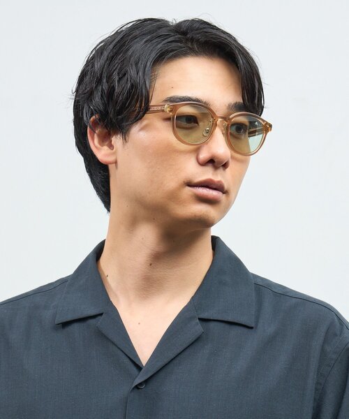 サングラス Zoff｜UNITED ARROWS ボストン型 サングラス｜ユナイテッドアローズ｜カラーレンズ｜黒縁 クリアフレーム｜UVカット 紫外線 | UNITED ARROWS | 18