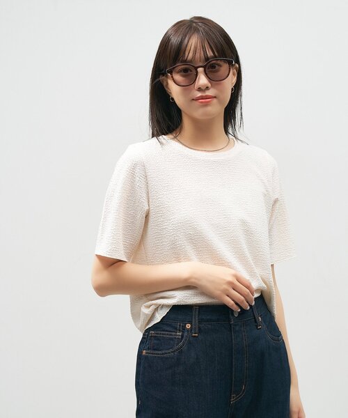 サングラス Zoff｜UNITED ARROWS ボストン型 サングラス｜ユナイテッドアローズ｜カラーレンズ｜黒縁 クリアフレーム｜UVカット 紫外線 | UNITED ARROWS | 07