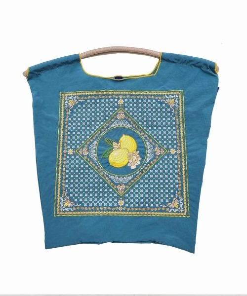 バッグ ball&bag lemon bandana Ball＆Chain/ボールアンドチェーン】LEMON BANDANA(M) 刺繍エコ