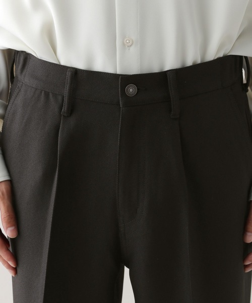 バギースラックス ワイドフレア モード 黒 古着 バギースラックス ワイドフレア モード 黒 古着 スラックス 総柄