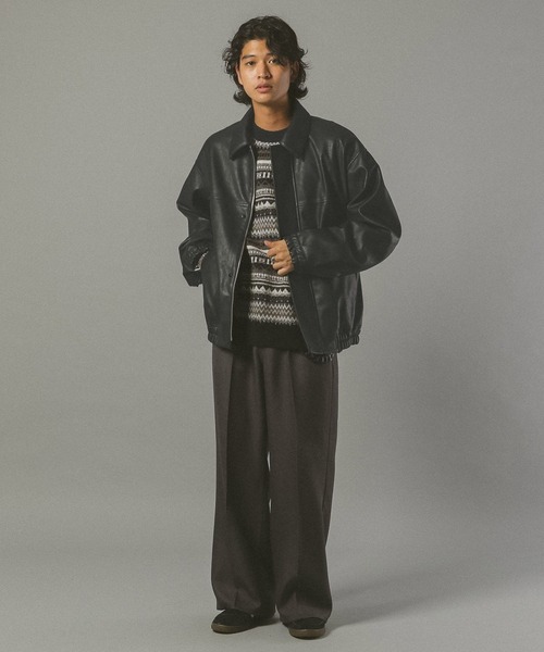 RAGEBLUE（レイジブルー） スラックス センタープレス/バギーワイド