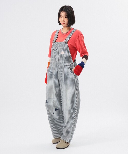 BEAMS BOY ドット柄 オーバーオール BEAMS BOY ドット柄 オーバーオール BEAMS BOY ドット柄