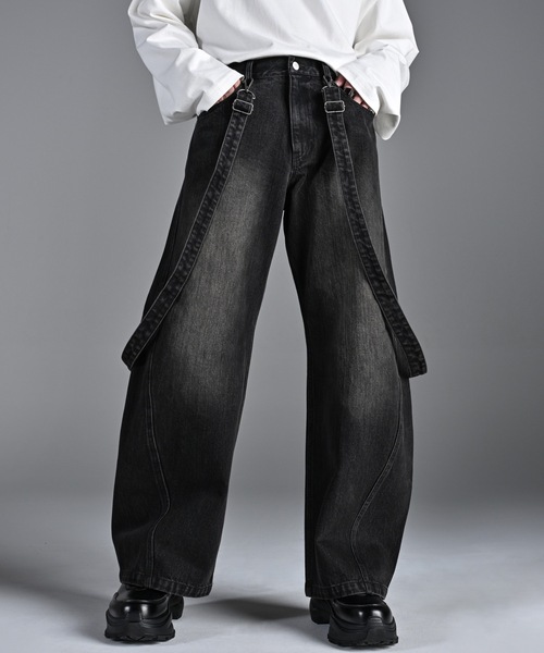 ADRER 「ADRER」 デニムパンツ L ブラック メンズ : ZOZOTOWN