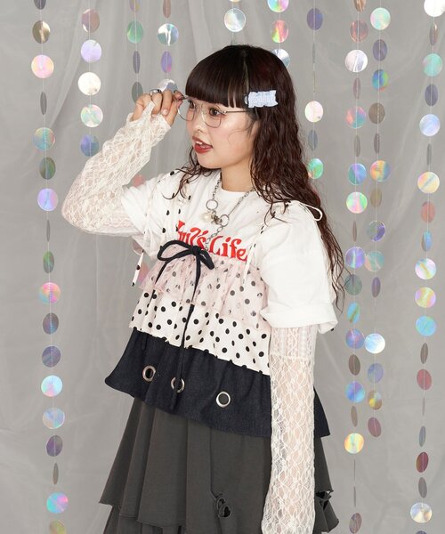 ミープラスミー　アシンメトリーチェック柄プリーツ巻きスカート CIAOPANIC（チャオパニック）の「【12/15(日)11:00～販売開始