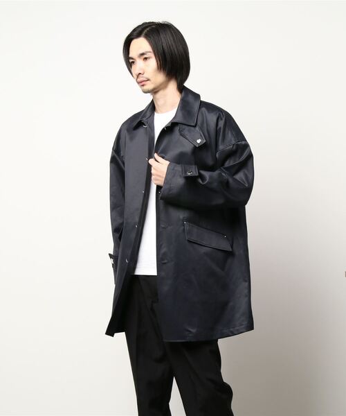 Mackintosh」 ステンカラーコート 38 ネイビー メンズ-ジャパン 通販