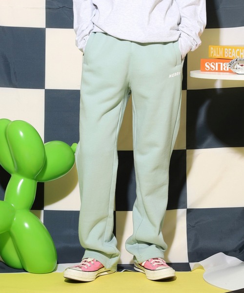 NERDY スウェットパンツ ジャージ ブラッシュドスウェットパンツ