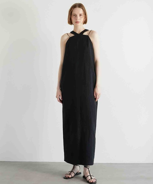 la peau de gem ワンピース 「LA PEAU DE GEM」linen long one