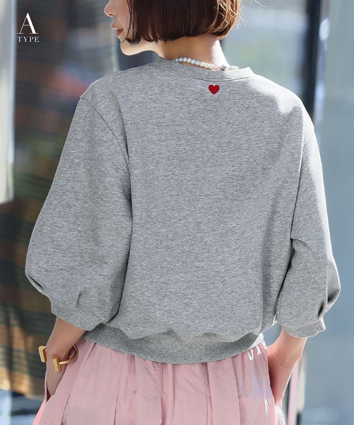 「ELFRANK」 スウェットカットソー FREE グリーン レディース_画像6