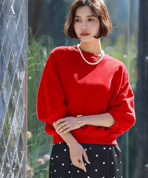 「ELFRANK」 スウェットカットソー FREE グリーン レディース_画像9