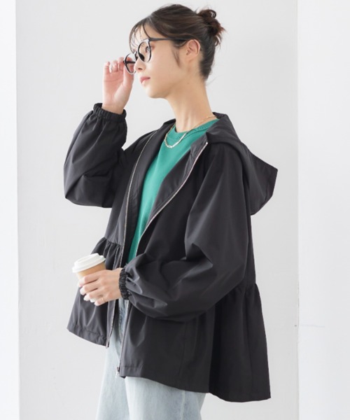 「RIRIYANO」 マウンテンパーカー LARGE ネイビー レディース_画像3