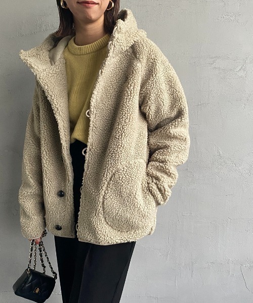 Gymphlex ジムフレックス　ボア フリースパーカー ブルゾン ジャケット GYMPHLEX（ジムフレックス） ブルゾン アウター 「WEB限定」「GYMPHLEX