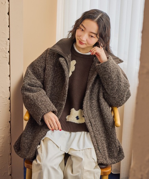 タグ付き✨　アンスリード　ショート　ブルゾン　ジャケット　長袖　ブラウン　S UN3D.（アンスリード）の「トレンチショートブルゾン（ブルゾン）」 - WEAR