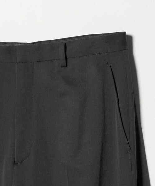 6 スラックス パンツ 「6(ROKU)」グレー カーブ パンツ レディース