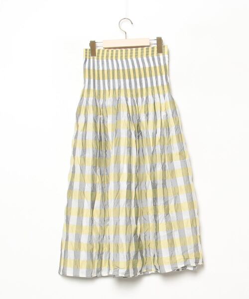 「NICOLE white」 「style zampa」フレアスカート FREE イエロー レディース_画像2