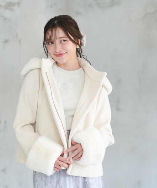 ASTORIA ODIER（アストリアオディール） ノーカラーコート コート