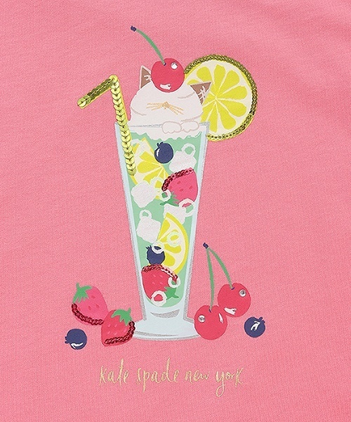 「kate spade new york kids」 「KIDS」半袖Tシャツ 120cm ピンク キッズ_画像5