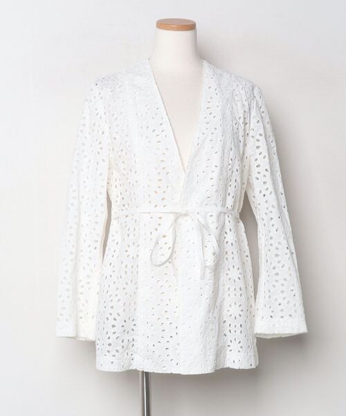 Ballsey ノーカラージャケット 36 Ballsey（ボールジィ） ノーカラージャケット 36 ホワイト レディース