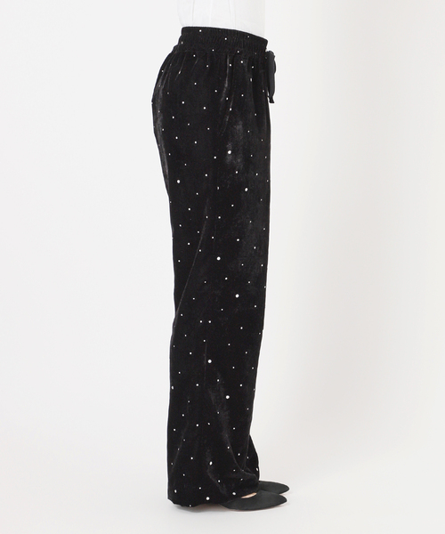 VIAN / グリッターベルベット イージーパンツ 【新品、未使用】 WEB限定追加》VIAN / ヴィアン グリッターベルベットイージーパンツ