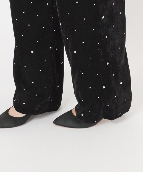 VIAN / グリッターベルベット イージーパンツ 【新品、未使用】 WEB限定追加》VIAN / ヴィアン グリッターベルベットイージーパンツ