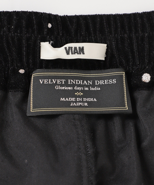 VIAN / グリッターベルベット イージーパンツ 【新品、未使用】 WEB限定追加》VIAN / ヴィアン グリッターベルベットイージーパンツ